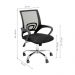 Conjunto de Mesa New com Cadeira de Escritório Secretária Giratória New Java Preta