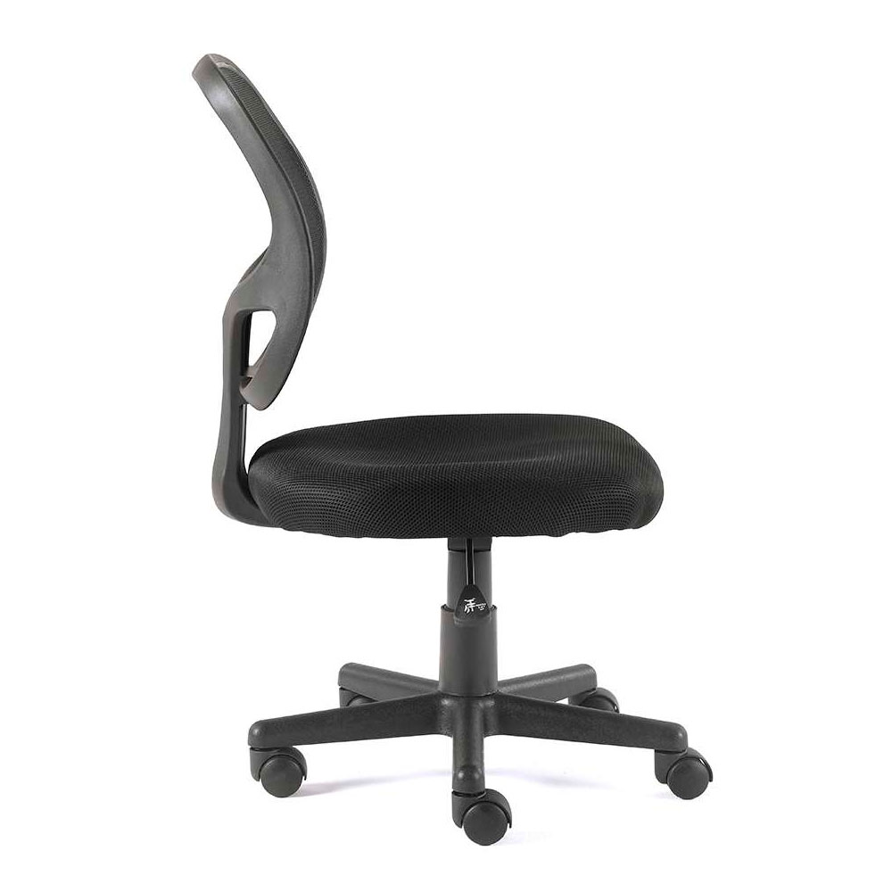 Conjunto de Mesa New com Cadeira de Escritório Secretária Giratória Oxford Preta