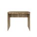Conjunto de Mesa Office Carvalho com Cadeira de Escritório Secretária Giratória Oxford Preta