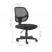 Conjunto de Mesa Office Mel com Cadeira de Escritório Secretária Giratória Oxford Preta