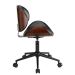 Conjunto de Mesa Office Snow com Cadeira de Escritório Diretor Giratória Bergen Preta