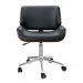 Conjunto de Mesa Office com Cadeira de Escritório Diretor Giratória Lauren Preta