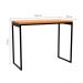 Conjunto de Mesa Stanford Carvalho com Cadeira de Escritório Secretária Giratória New Java Preta