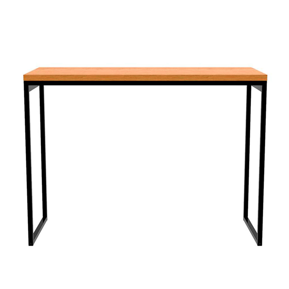 Conjunto de Mesa Stanford Carvalho com Cadeira de Escritório Secretária Giratória New Java Preta