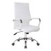 Conjunto de Mesa Studio 150 cm com Cadeira de Escritório Diretor Giratória Cleaner Branca