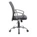 Conjunto de Mesa Studio Branca 180 cm com Cadeira de Escritório Diretor Giratória Oslo Preta