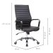 Conjunto de Mesa Studio com Estante Nogal 146 cm com Cadeira de Escritório Diretor Giratória Cleaner Preta