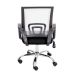 Conjunto de Mesa Studio com Estante Nogal 146 cm com Cadeira de Escritório Secretária Giratória Javix Preta