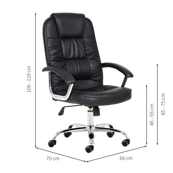 Conjunto de Mesa com Estante Studio Nogal 146 cm com Cadeira de Escritório Presidente Giratória com Relax Finland Preta