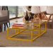 Conjunto de Mesa de Centro Duo Catarina Amarela