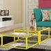 Conjunto de Mesa de Centro Duo Catarina Amarela