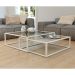 Conjunto de Mesa de Centro Duo Catarina Branca