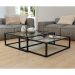 Conjunto de Mesa de Centro Duo Catarina Preta