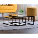 Conjunto de Mesa de Centro Duo Catarina Preta