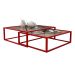 Conjunto de Mesa de Centro Duo Catarina Vermelha