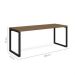 Conjunto de Mesa de Escritório 190 cm e Gaveteiro Munique 4 GV Carvalho