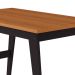 Conjunto de Mesa de Jantar Retangular com 2 Bancos Aurora Nature e Chumbo
