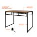 Conjunto de Mesa de Jantar com 2 Bancos Wooden Mel e Preto
