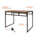 Conjunto de Mesa de Jantar com 4 Bancos Wooden Mel e Preto