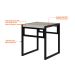Conjunto de Mesa de Jantar com 4 Bancos Wooden Snow e Preto