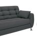 Conjunto de Sofá 2 e 3 Lugares Larissa II Suede Cinza