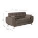 Conjunto de Sofá 2 e 3 Lugares Larissa Suede Castanho