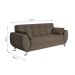Conjunto de Sofá 2 e 3 Lugares Larissa Suede Castanho