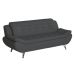 Conjunto de Sofá 2 e 3 Lugares New Passion Suede Cinza