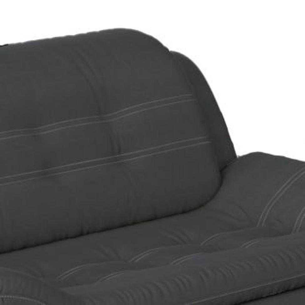 Conjunto de Sofá 2 e 3 Lugares New Passion Suede Cinza