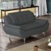 Conjunto de Sofá 2 e 3 Lugares New Passion Suede Cinza