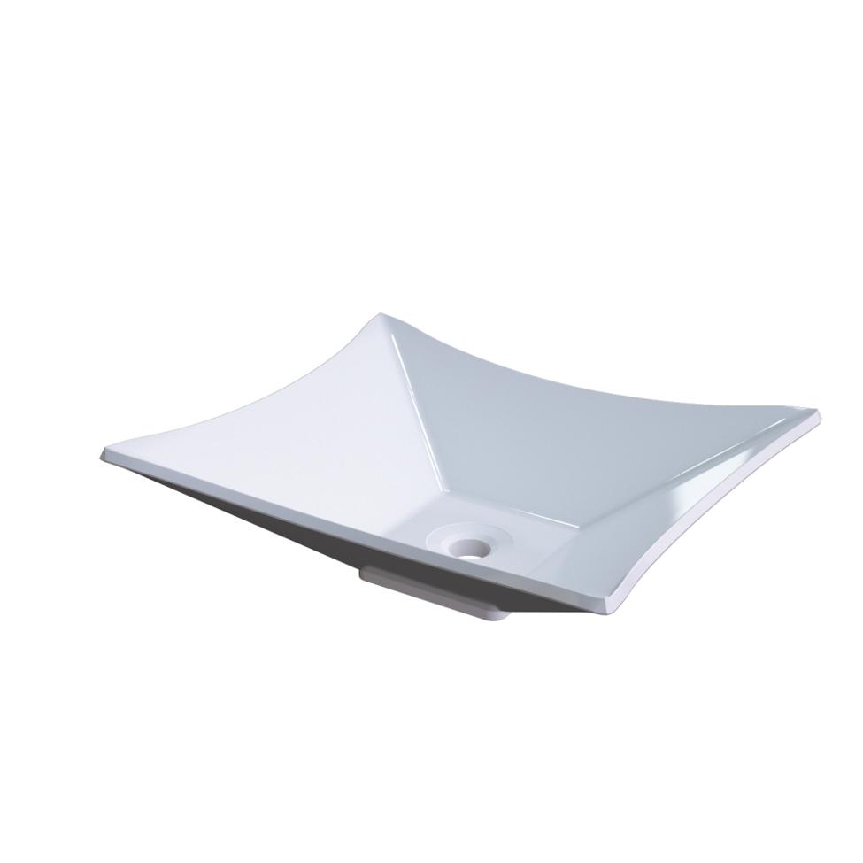 Conjunto para Banheiro Gabinete com Cuba Folha L38 e Espelheira Soft 500  Branco com Nogal