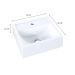Conjunto para Banheiro Gabinete com Cuba Q32 e Espelheira Soft 500  Nogal com Branco