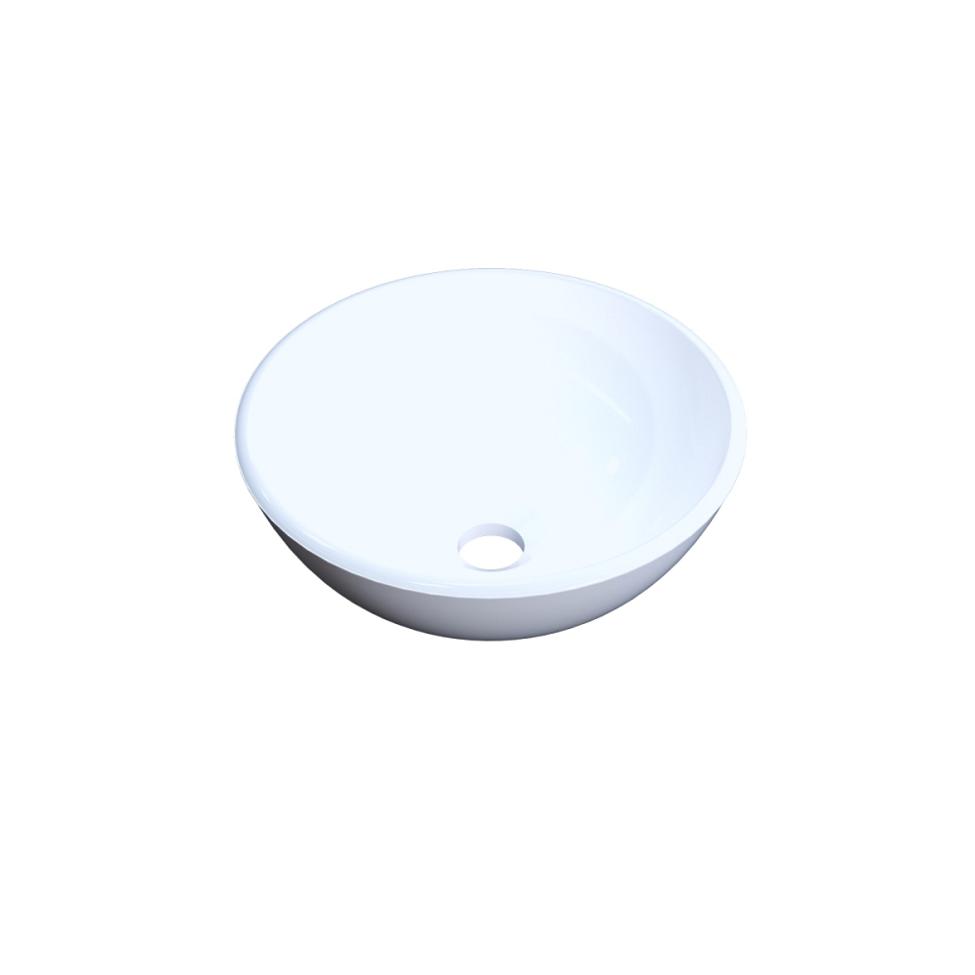 Conjunto para Banheiro Gabinete com Cuba Redonda R30 e Espelheira Soft 500  Branco com Preto Ônix