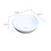 Conjunto para Banheiro Gabinete com Cuba Redonda R30 e Espelheira Soft 500  Nogal com Branco