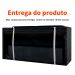 Conjuntos de Sofás 2 e 3 Lugares Lubeck Retrátil Preto
