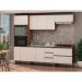 Cozinha Compacta Conecta 9 Portas 5 Gavetas Évano e Off White