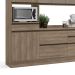 Cozinha Compacta Maxxi 12 Portas 5 Gavetas Nogal