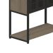 Estante Industrial UrbnFlex 2 PT Preta e Mel 152 cm