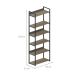 Estante Industrial UrbnFlex Preta e Mel 190 cm
