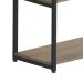 Estante Industrial UrbnFlex Preta e Mel 87 cm