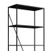 Estante Steel Wood 2 PT Preta