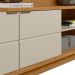 Estante para Home Theater e TV até 60 Polegadas Atlanta Nature e Off White