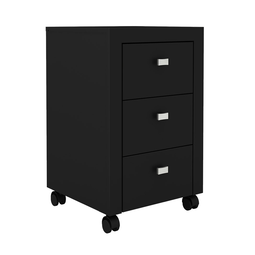 Gaveteiro Franklin 3 GV Preto