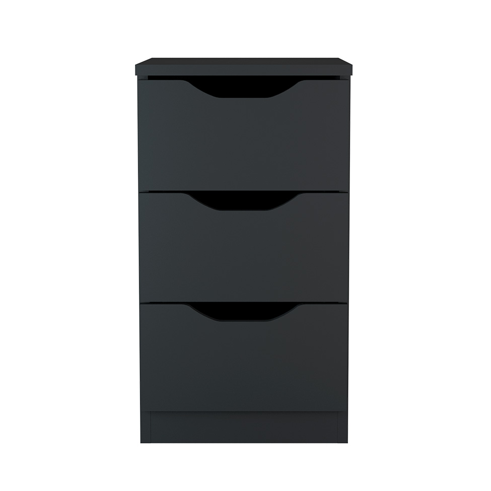 Gaveteiro Workspace 3 Gavetas Preto