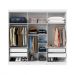 Guarda-Roupa Casal Ana 6 Portas 4 Gavetas Branco