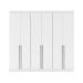 Guarda-Roupa Casal Ana 6 Portas 4 Gavetas Branco