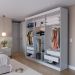 Guarda-Roupa Casal Ana 6 Portas 4 Gavetas Branco