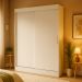 Guarda-Roupa Casal Boreal 2 Portas Branco