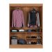 Guarda-Roupa Casal Boreal 2 Portas Carvalho e Off White