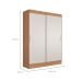 Guarda-Roupa Casal Boreal 2 Portas Carvalho e Off White
